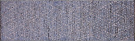 Runner Hand Knotted Moroccan Wool On Wool Rug - Manhattan Rugs