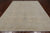 Ivory 8' 1" X 9' 7" Hand-Knotted Turkish Oushak Wool Rug - Q18787