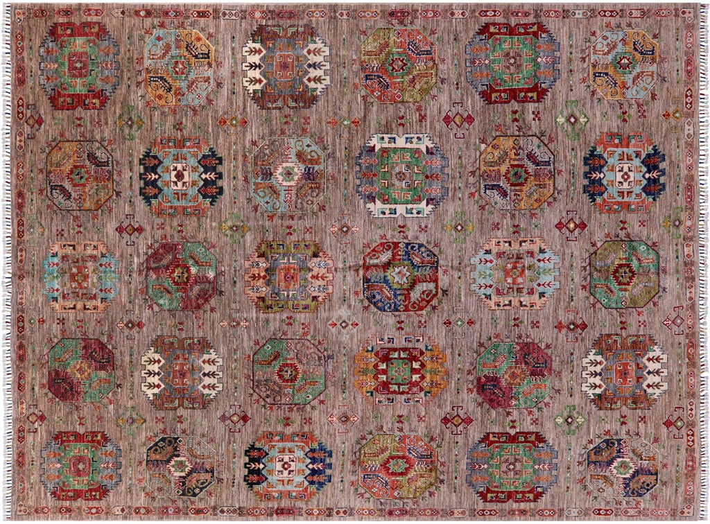 Fine Turkmen Ersari Hand-Knotted Wool Rug - Manhattan Rugs