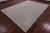 Ivory 8' 7" X 11' 9" Turkish Oushak Handmade Wool Rug - Q18804