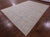 Ivory 9' 7" X 13' 4" Handmade Turkish Oushak Wool Rug - Q18818