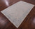 Ivory 6' 0" X 9' 1" Turkish Oushak Hand-Knotted Wool Rug - Q18821
