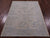 Ivory 4' 2" X 5' 8" Turkish Oushak Hand Knotted Wool Rug - Q18833