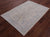 Ivory 4' 2" X 5' 8" Turkish Oushak Hand Knotted Wool Rug - Q18833
