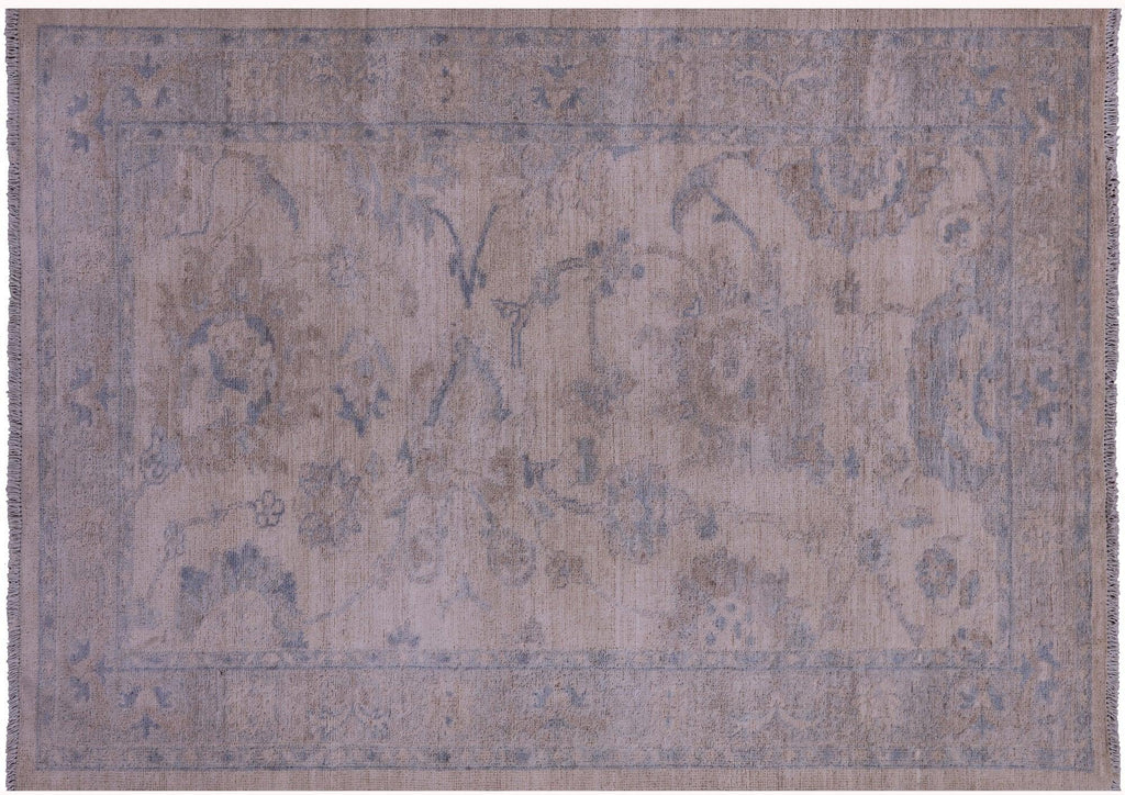 Turkish Oushak Hand Knotted Wool Rug - Manhattan Rugs