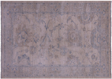 Turkish Oushak Hand Knotted Wool Rug - Manhattan Rugs