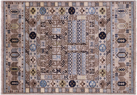 Fine Turkmen Ersari Hand Knotted Rug - Manhattan Rugs
