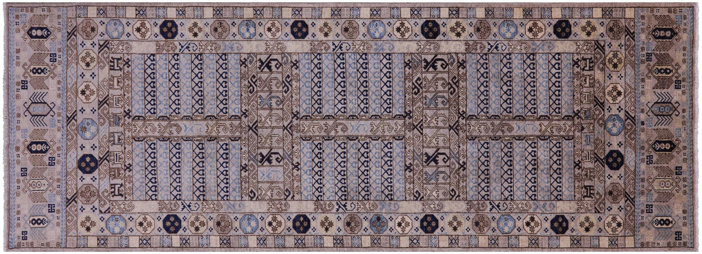Runner Fine Turkmen Ersari Handmade Wool Rug - Manhattan Rugs