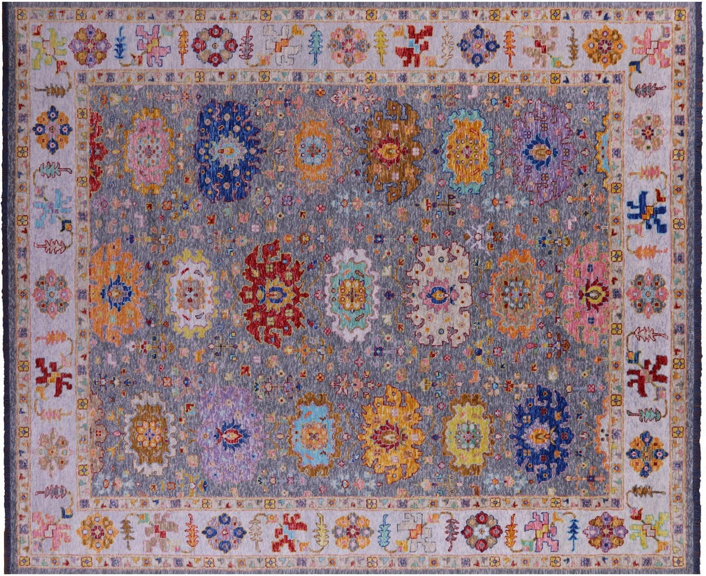 Hand-Knotted Turkish Oushak Wool Rug - Manhattan Rugs