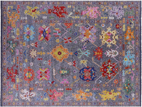 Turkish Oushak Hand-Knotted Wool Rug - Manhattan Rugs