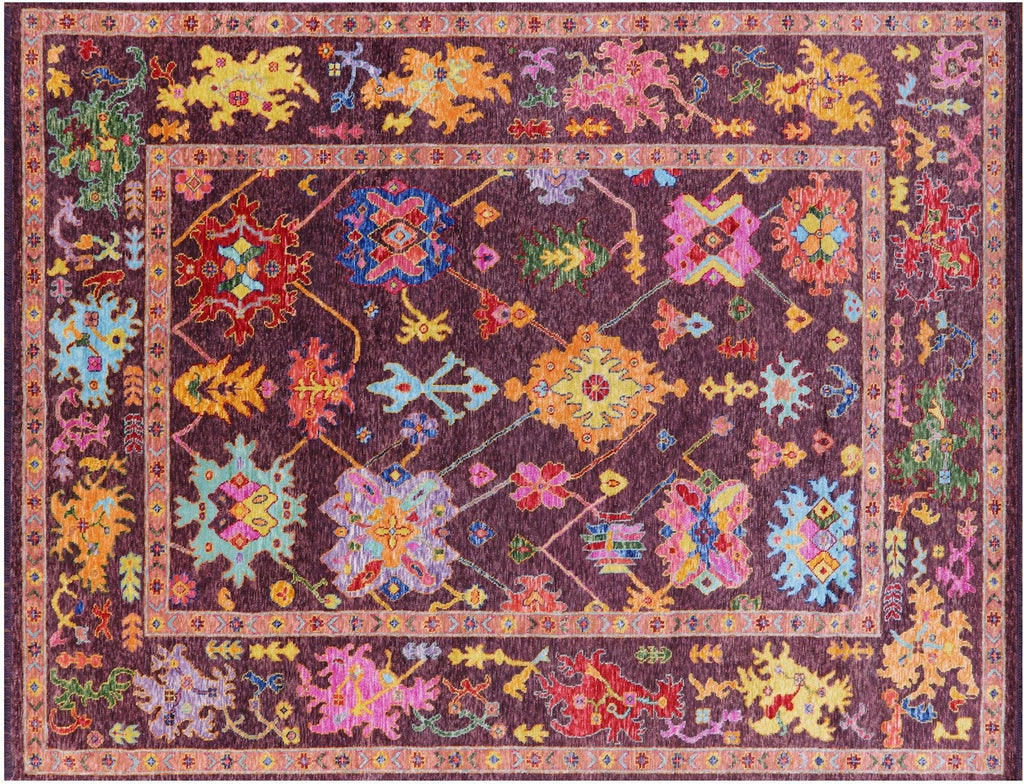 Turkish Oushak Handmade Wool Rug - Manhattan Rugs