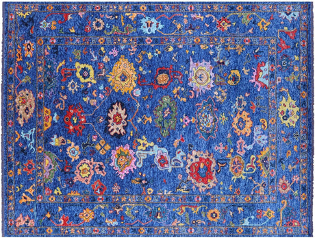 Turkish Oushak Hand Knotted Wool Rug - Manhattan Rugs