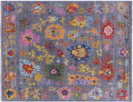 Hand-Knotted Turkish Oushak Wool Rug - Manhattan Rugs