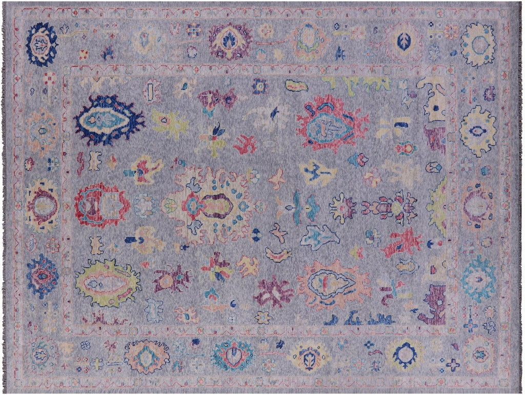 Hand-Knotted Turkish Oushak Wool Rug - Manhattan Rugs