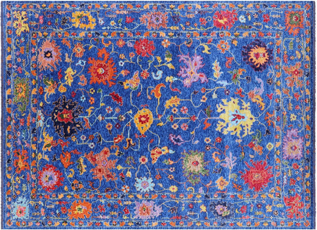 Turkish Oushak Handmade Wool Rug - Manhattan Rugs