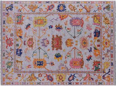 Turkish Oushak Hand-Knotted Rug - Manhattan Rugs
