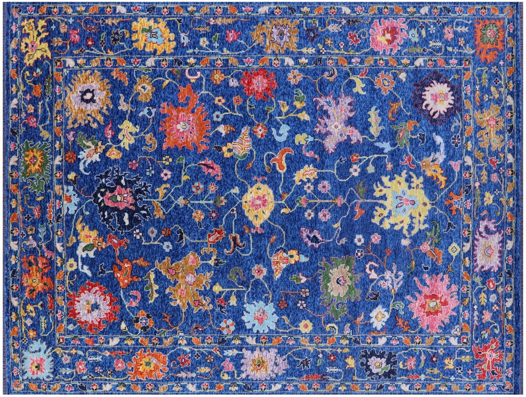 Turkish Oushak Hand Knotted Rug - Manhattan Rugs