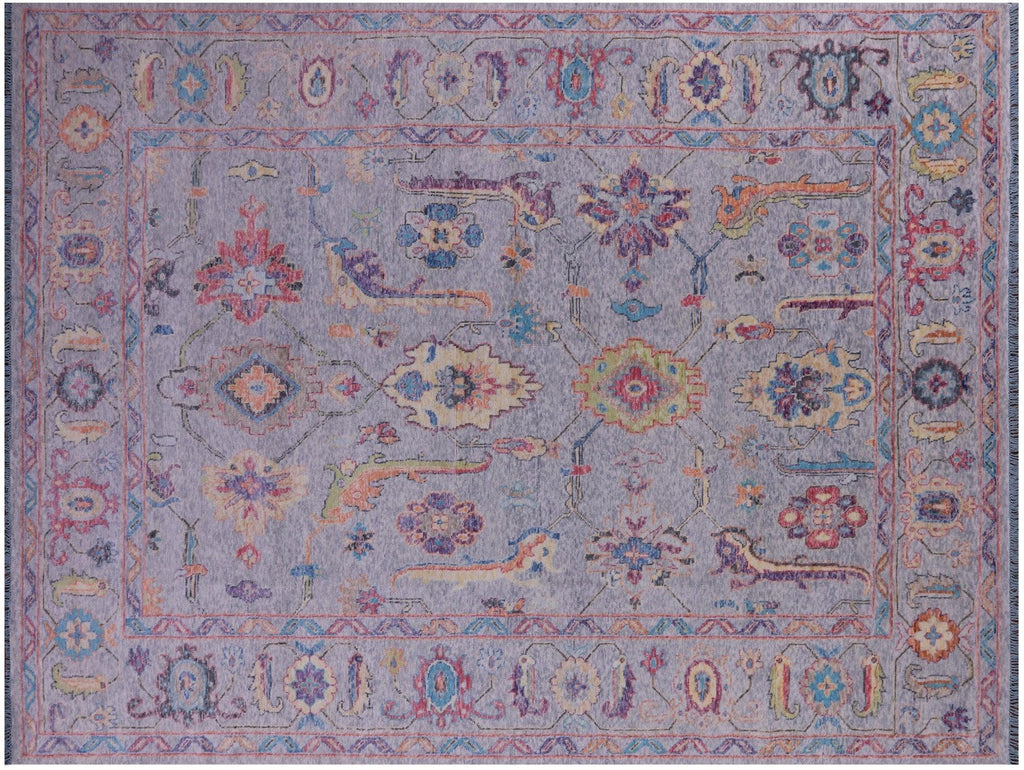 Hand-Knotted Turkish Oushak Wool Rug - Manhattan Rugs