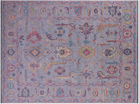 Hand-Knotted Turkish Oushak Wool Rug - Manhattan Rugs