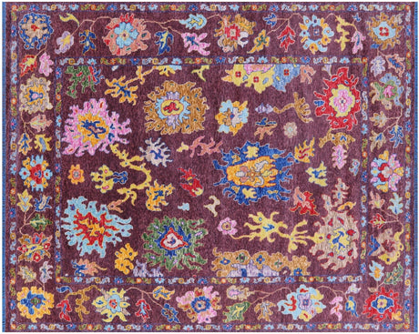 Turkish Oushak Hand Knotted Wool Rug - Manhattan Rugs