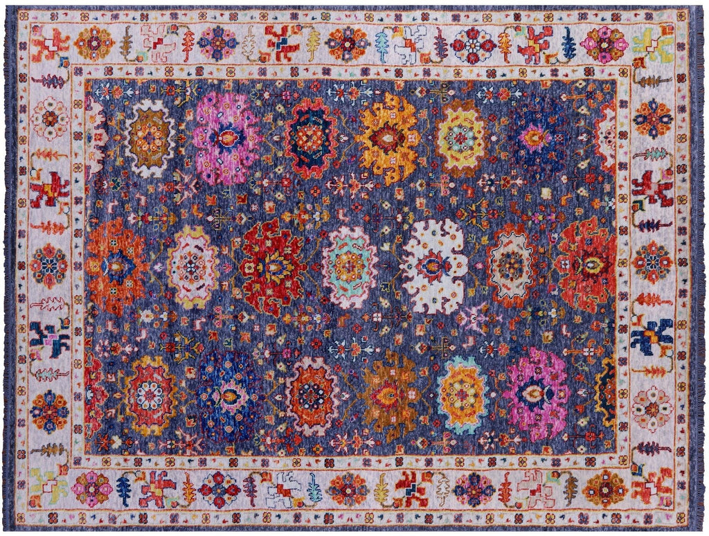 Turkish Oushak Handmade Wool Rug - Manhattan Rugs