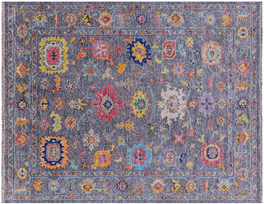 Hand-Knotted Turkish Oushak Wool Rug - Manhattan Rugs