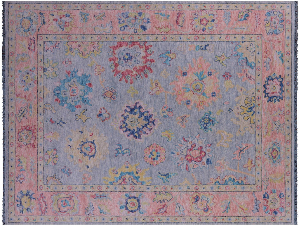 Hand Knotted Turkish Oushak Wool Rug - Manhattan Rugs