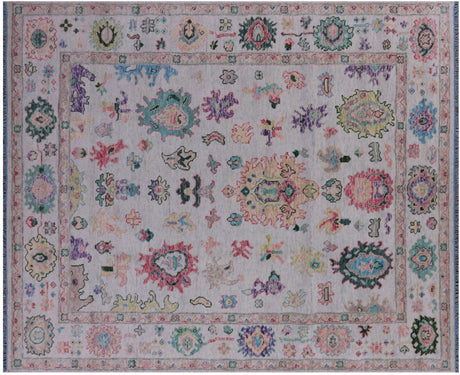 Turkish Oushak Hand Knotted Wool Rug - Manhattan Rugs