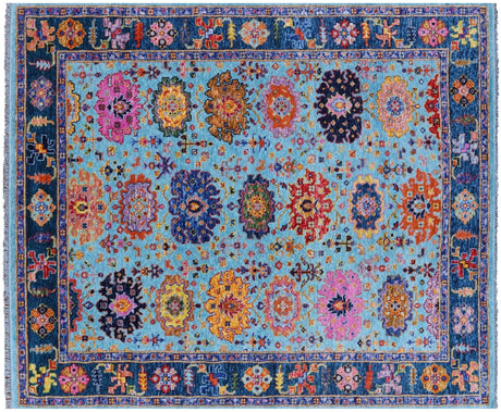 Turkish Oushak Hand Knotted Rug - Manhattan Rugs