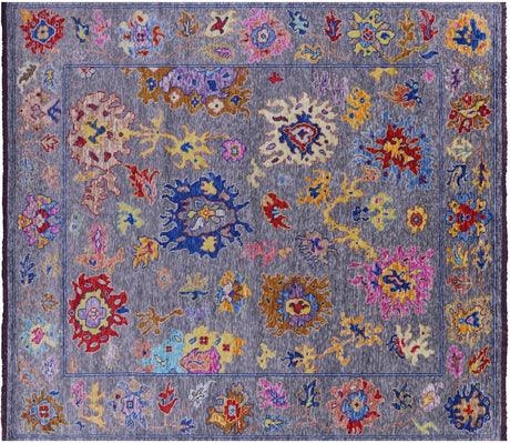Turkish Oushak Hand-Knotted Rug - Manhattan Rugs