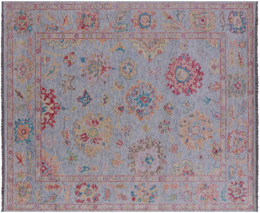 Turkish Oushak Hand Knotted Wool Rug - Manhattan Rugs