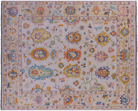 Hand-Knotted Turkish Oushak Rug - Manhattan Rugs