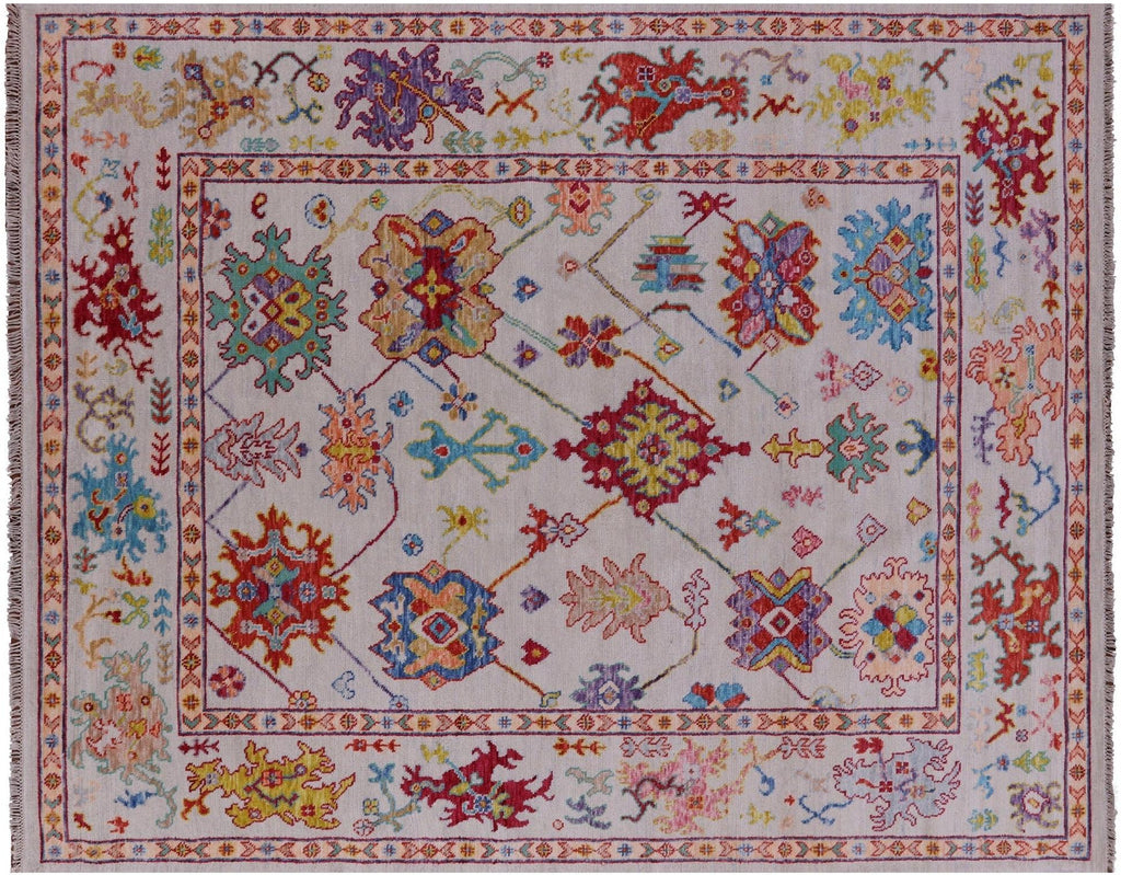 Hand-Knotted Turkish Oushak Wool Rug - Manhattan Rugs