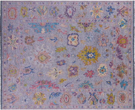 Hand Knotted Turkish Oushak Wool Rug - Manhattan Rugs