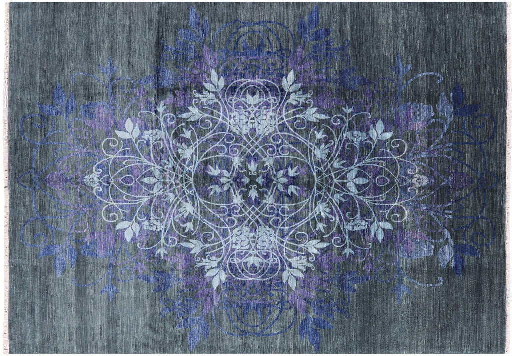 Hand Knotted William Morris Wool Rug - Manhattan Rugs