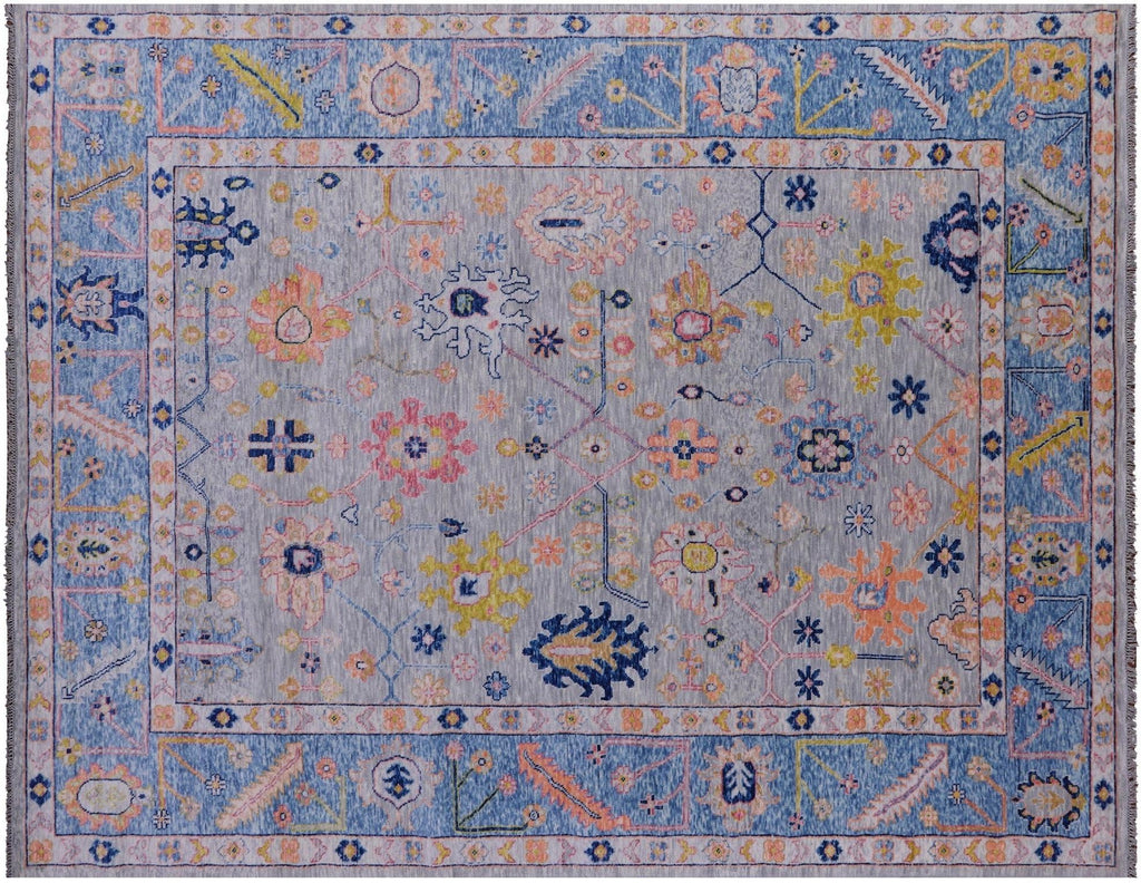 Turkish Oushak Handmade Wool Rug - Manhattan Rugs