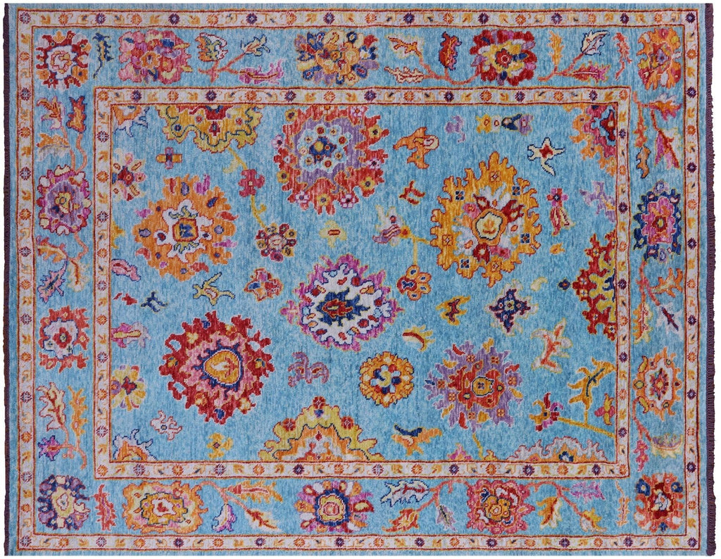Turkish Oushak Hand Knotted Wool Rug - Manhattan Rugs
