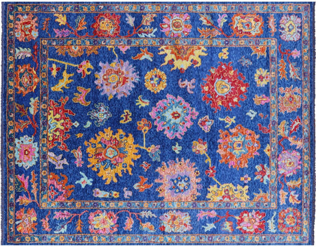 Turkish Oushak Hand Knotted Wool Rug - Manhattan Rugs