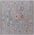 Square Turkish Oushak Hand Knotted Wool Rug - Manhattan Rugs
