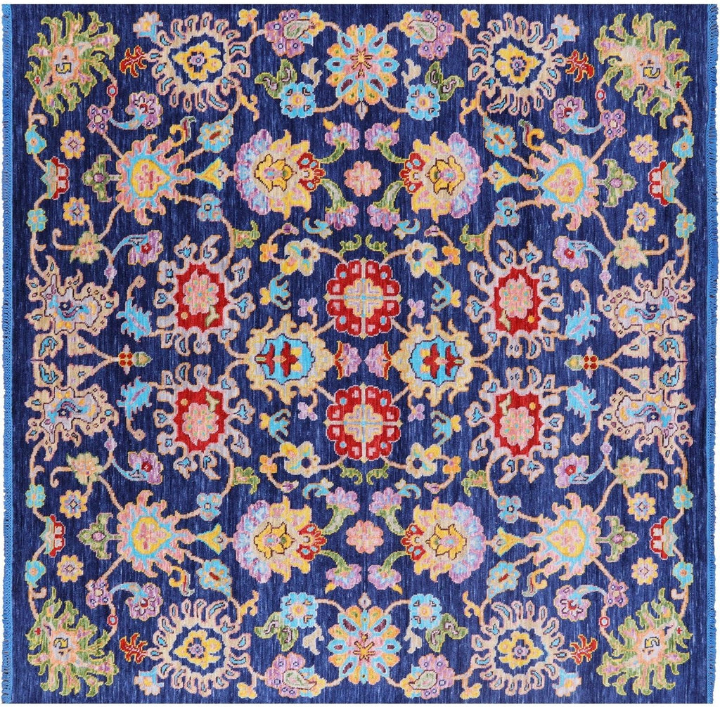 Square Handmade Turkish Oushak Rug - Manhattan Rugs