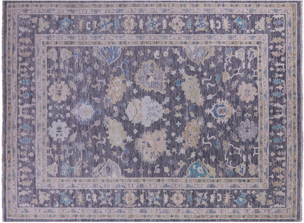 Hand-Knotted Turkish Oushak Wool Rug - Manhattan Rugs