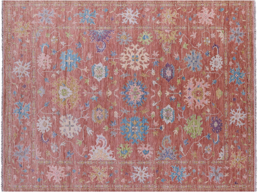 Hand-Knotted Turkish Oushak Wool Rug - Manhattan Rugs