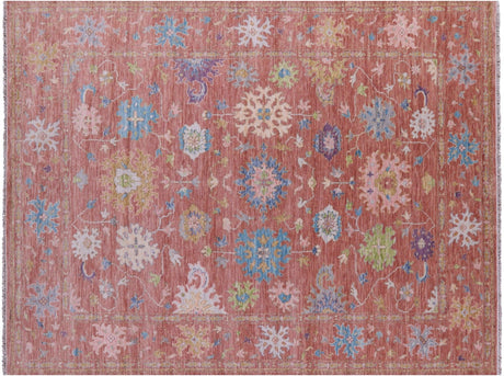 Hand-Knotted Turkish Oushak Wool Rug - Manhattan Rugs