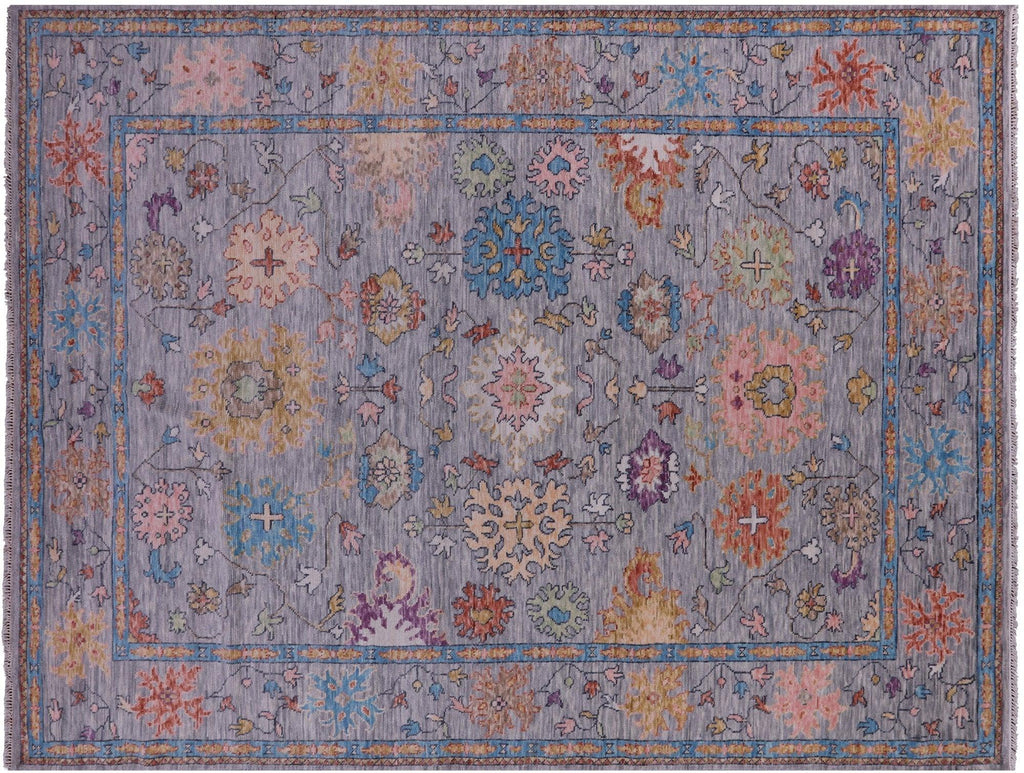 Turkish Oushak Hand-Knotted Wool Rug - Manhattan Rugs