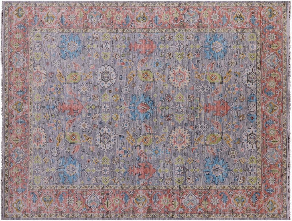 Turkish Oushak Hand Knotted Wool Rug - Manhattan Rugs