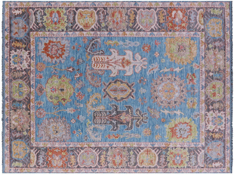 Hand Knotted Turkish Oushak Wool Rug - Manhattan Rugs