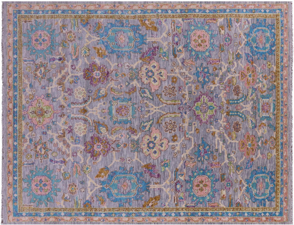 Turkish Oushak Hand-Knotted Wool Rug - Manhattan Rugs