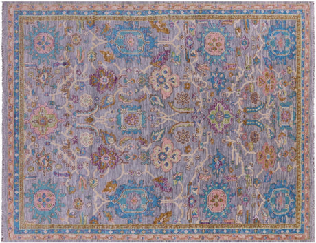 Turkish Oushak Hand-Knotted Wool Rug - Manhattan Rugs