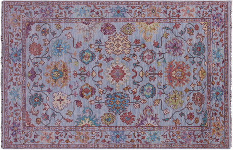 Hand Knotted Turkish Oushak Wool Rug - Manhattan Rugs