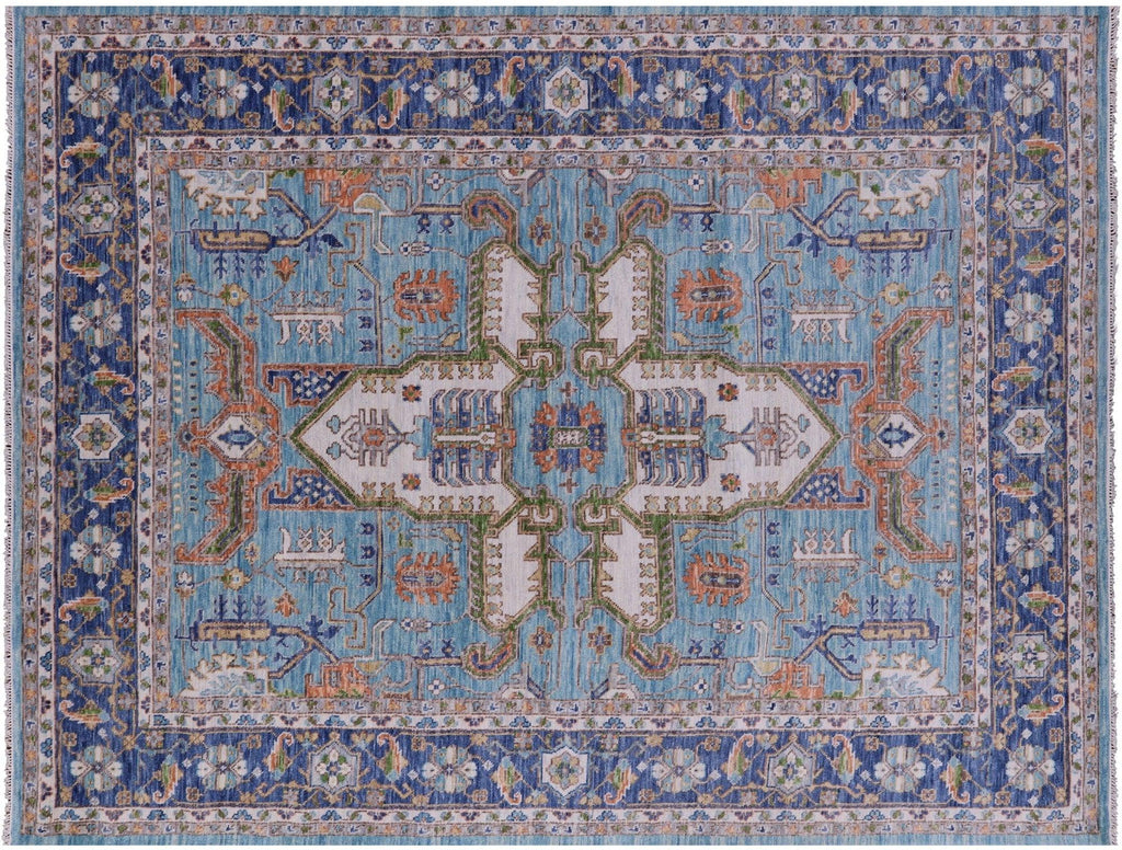 Persian Heriz Serapi Hand-Knotted Rug - Manhattan Rugs